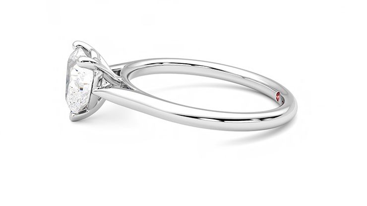 Taylor & Hart Hope Heart Engagement Ring 360 degree image 21