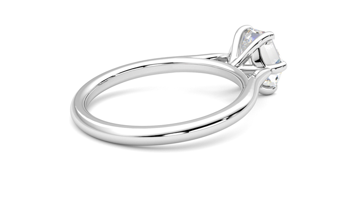 Taylor & Hart Hope Hexagonal Engagement Ring 360 degree image 12