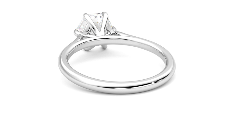 Taylor & Hart Hope Hexagonal Engagement Ring 360 degree image 16