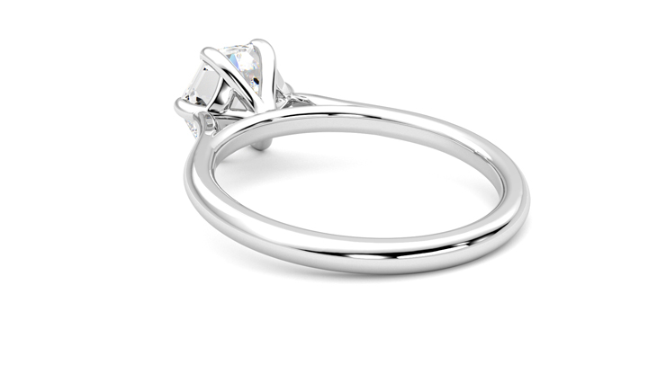 Taylor & Hart Hope Hexagonal Engagement Ring 360 degree image 17