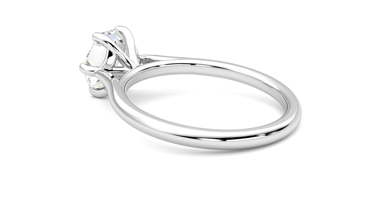 Taylor & Hart Hope Hexagonal Engagement Ring 360 degree image 18