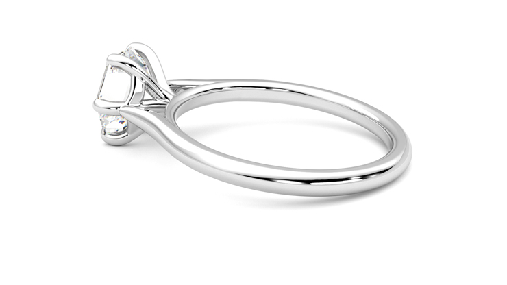 Taylor & Hart Hope Hexagonal Engagement Ring 360 degree image 19