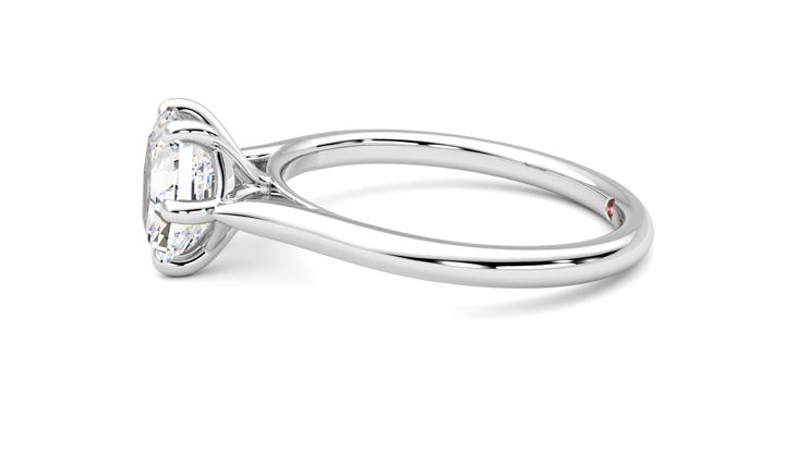 Taylor & Hart Hope Hexagonal Engagement Ring 360 degree image 21