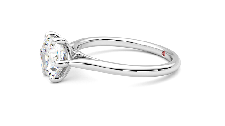 Taylor & Hart Hope Hexagonal Engagement Ring 360 degree image 22