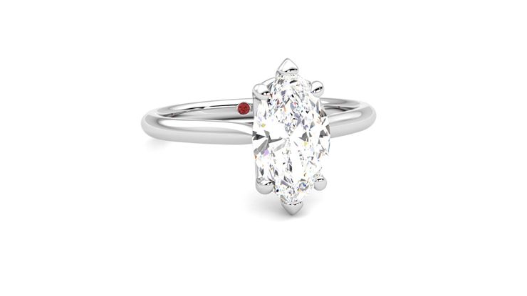 Taylor & Hart Hope Marquise Engagement Ring 360 degree image 3