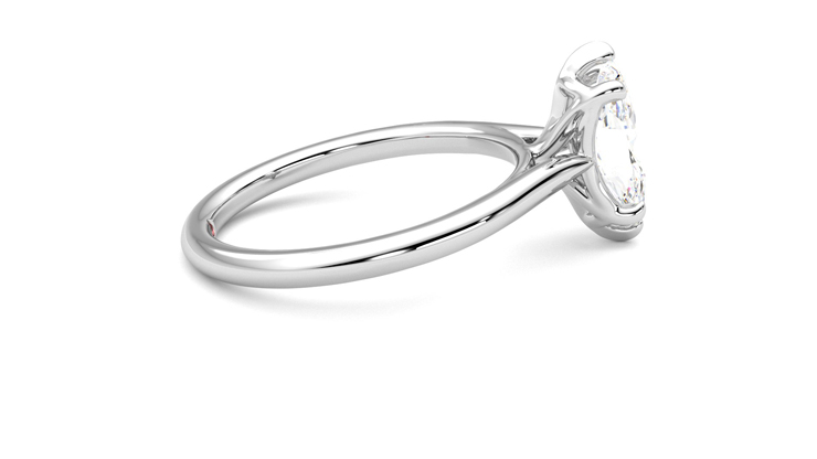Taylor & Hart Hope Marquise Engagement Ring 360 degree image 10