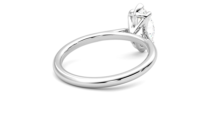 Taylor & Hart Hope Marquise Engagement Ring 360 degree image 13
