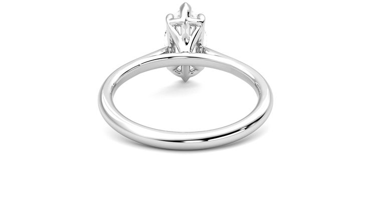 Taylor & Hart Hope Marquise Engagement Ring 360 degree image 15