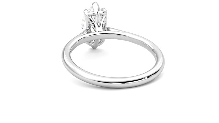 Taylor & Hart Hope Marquise Engagement Ring 360 degree image 16