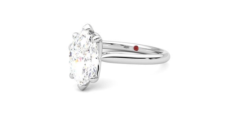 Taylor & Hart Hope Marquise Engagement Ring 360 degree image 25