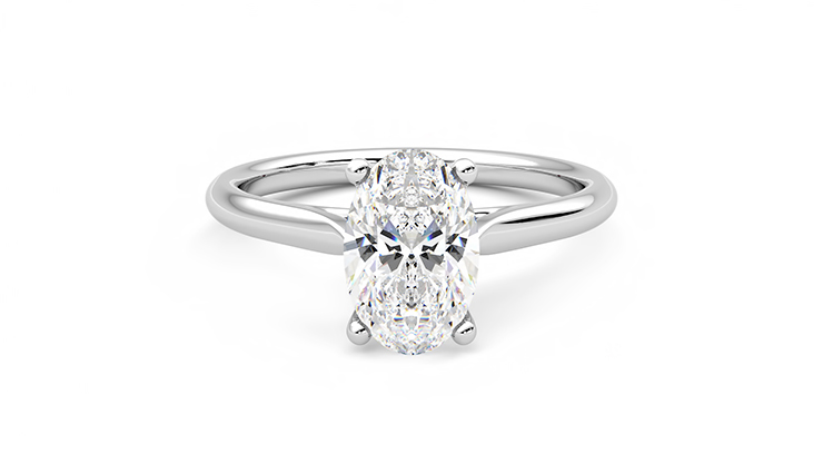 Taylor & Hart Hope Oval Engagement Ring 360 detail 01