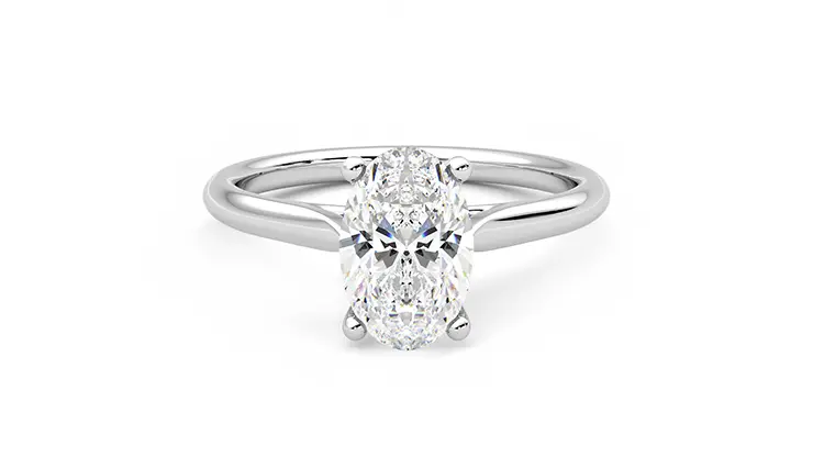 Taylor & Hart Hope Oval Engagement Ring 360 detail 01