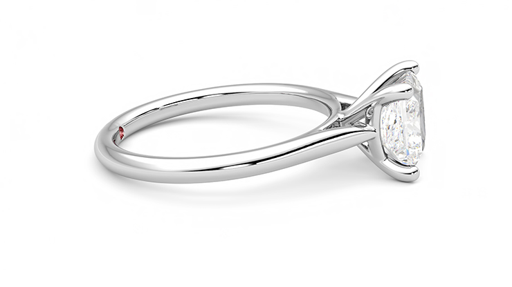 Taylor & Hart Hope Princess Engagement Ring 360 degree image 9
