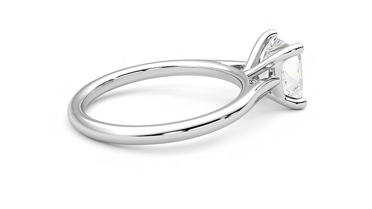 Taylor & Hart Hope Princess Engagement Ring 360 degree image 11