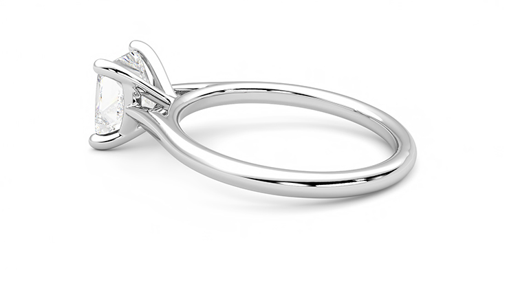 Taylor & Hart Hope Princess Engagement Ring 360 degree image 19