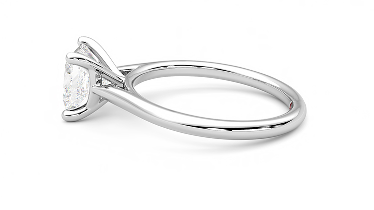Taylor & Hart Hope Princess Engagement Ring 360 degree image 20