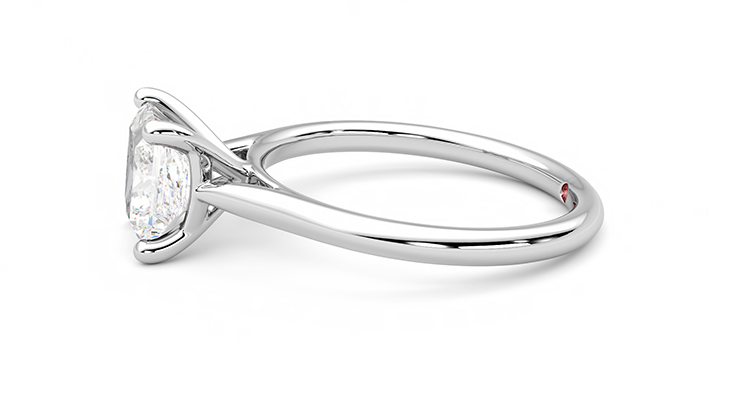 Taylor & Hart Hope Princess Engagement Ring 360 degree image 21