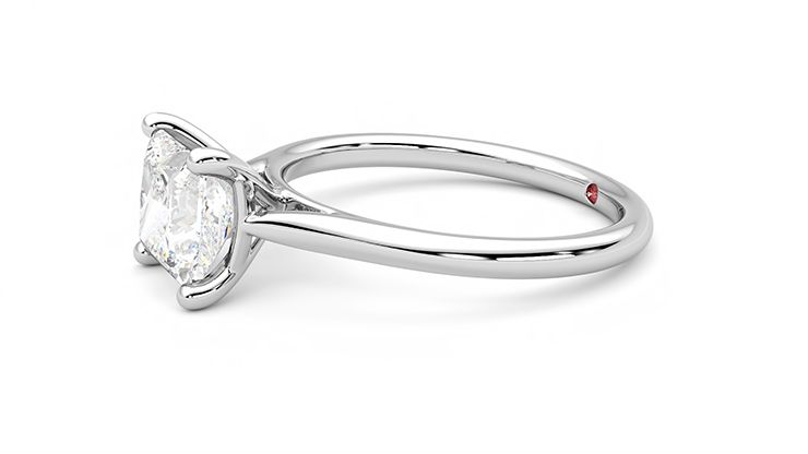 Taylor & Hart Hope Princess Engagement Ring 360 degree image 22