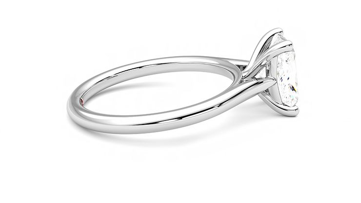 Taylor & Hart Hope Radiant Engagement Ring 360 degree image 10