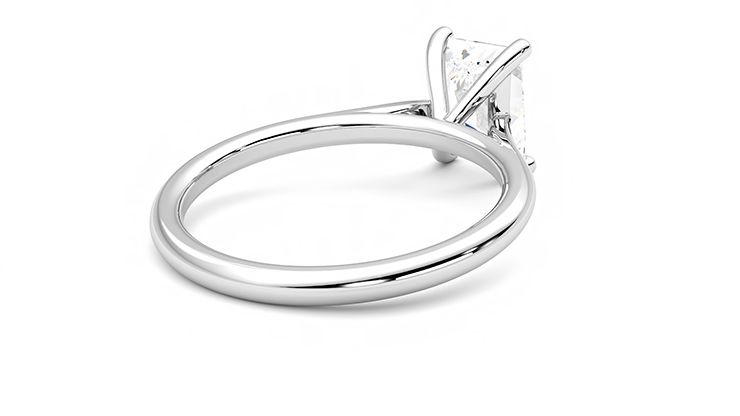 Taylor & Hart Hope Radiant Engagement Ring 360 degree image 13