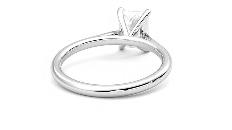 Taylor & Hart Hope Radiant Engagement Ring 360 degree image 14