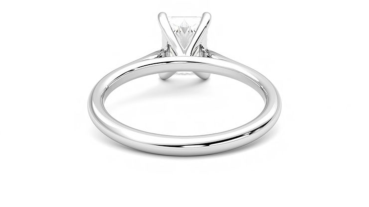 Taylor & Hart Hope Radiant Engagement Ring 360 degree image 15