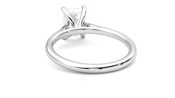 Taylor & Hart Hope Radiant Engagement Ring 360 degree image 16