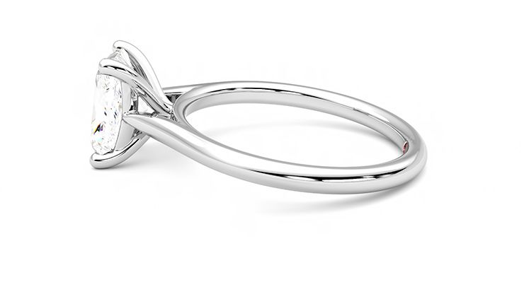 Taylor & Hart Hope Radiant Engagement Ring 360 degree image 20