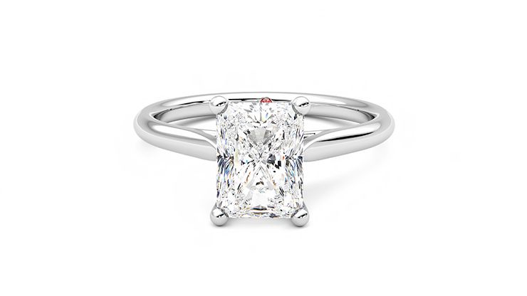 Taylor & Hart Hope Radiant Engagement Ring 360 degree image 29
