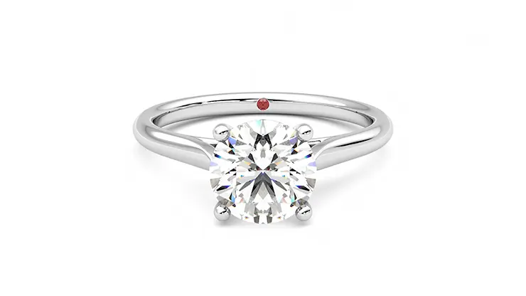 Taylor & Hart Hope Round Engagement Ring 360 detail 01