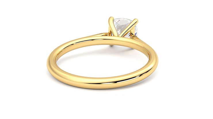 Taylor & Hart Hope Cushion Engagement Ring 360 degree image 14