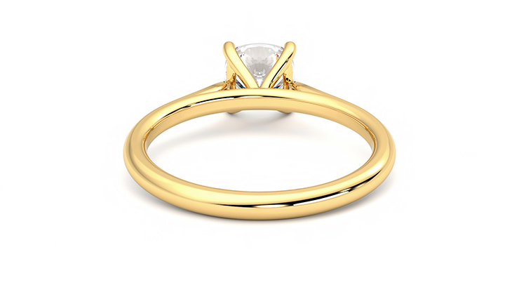 Taylor & Hart Hope Cushion Engagement Ring 360 degree image 15