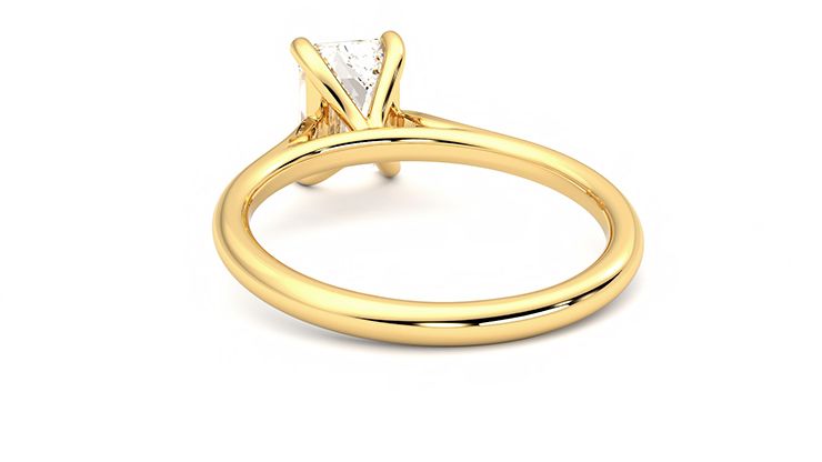 Taylor & Hart Hope Emerald Engagement Ring 360 degree image 16