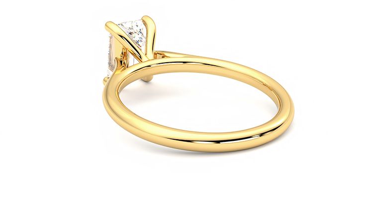 Taylor & Hart Hope Emerald Engagement Ring 360 degree image 17