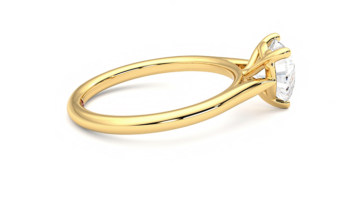 Taylor & Hart Hope Heart Engagement Ring 360 degree image 10