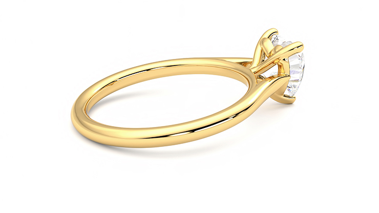 Taylor & Hart Hope Heart Engagement Ring 360 degree image 11