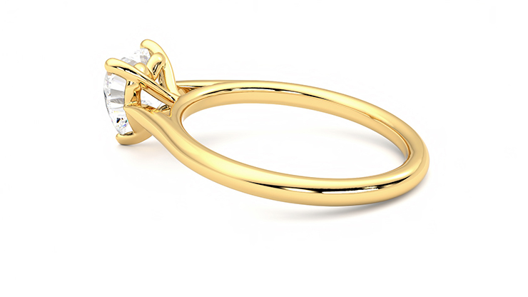 Taylor & Hart Hope Heart Engagement Ring 360 degree image 19