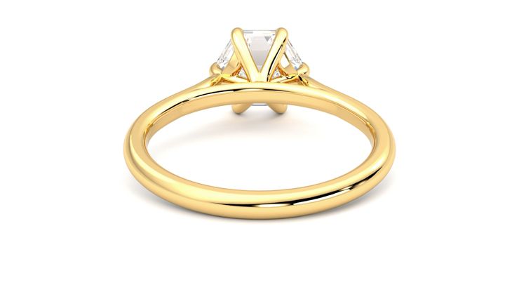 Taylor & Hart Hope Hexagonal Engagement Ring 360 degree image 15