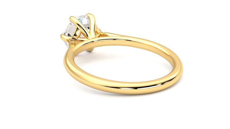Taylor & Hart Hope Hexagonal Engagement Ring 360 degree image 17