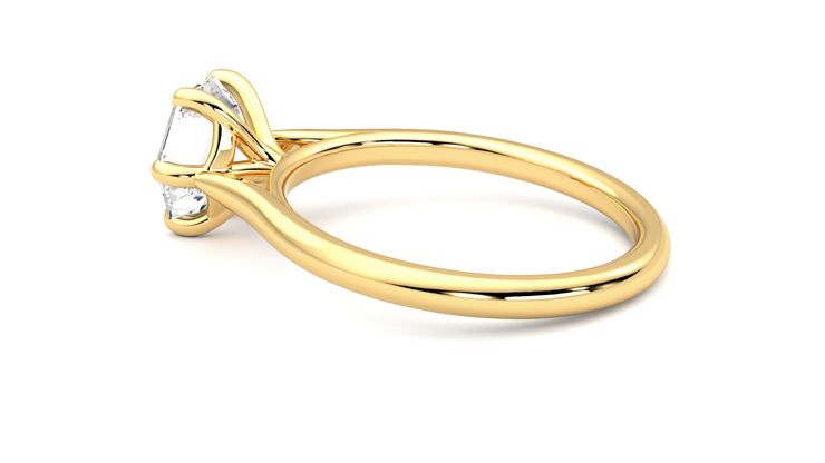 Taylor & Hart Hope Hexagonal Engagement Ring 360 degree image 19