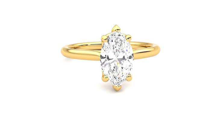 Taylor & Hart Hope Marquise Engagement Ring 360 degree image 2