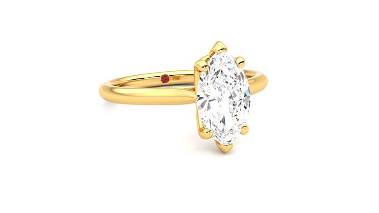 Taylor & Hart Hope Marquise Engagement Ring 360 degree image 4