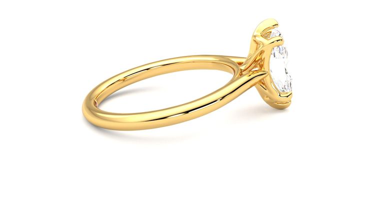 Taylor & Hart Hope Marquise Engagement Ring 360 degree image 10
