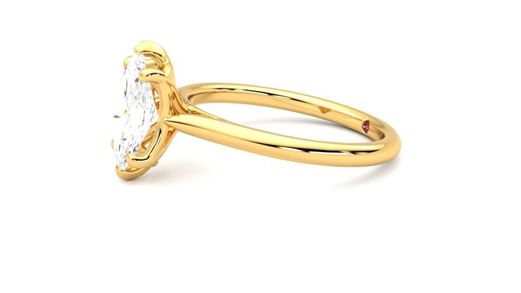 Taylor & Hart Hope Marquise Engagement Ring 360 degree image 22