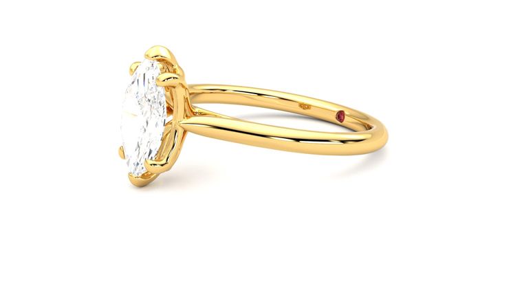 Taylor & Hart Hope Marquise Engagement Ring 360 degree image 23