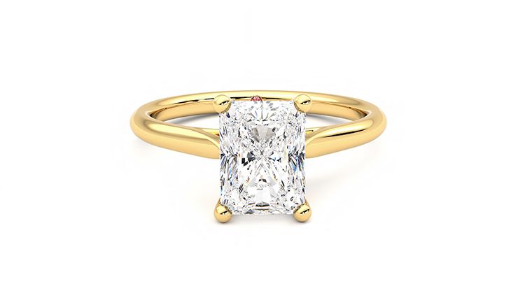 Taylor & Hart Hope Radiant Engagement Ring 360 degree image 1