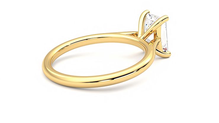 Taylor & Hart Hope Radiant Engagement Ring 360 degree image 12