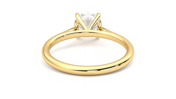 Taylor & Hart Hope Round Engagement Ring 360 degree image 15