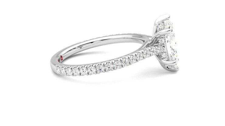 Taylor & Hart Hope Marquise Engagement Ring 360 degree image 9