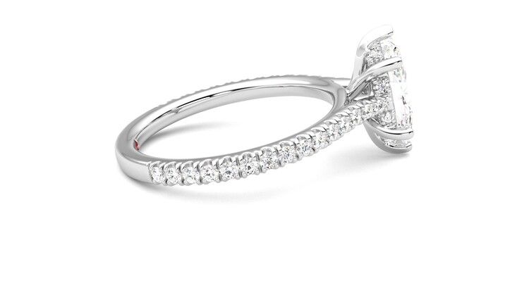 Taylor & Hart Hope Marquise Engagement Ring 360 degree image 10